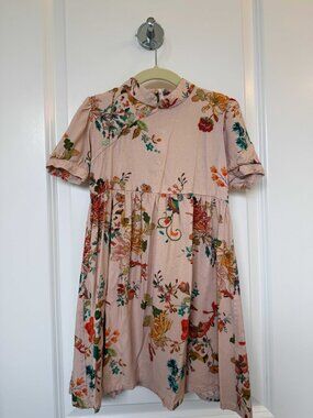 Sea Apple - Broderie Blush Claire Cheongsam